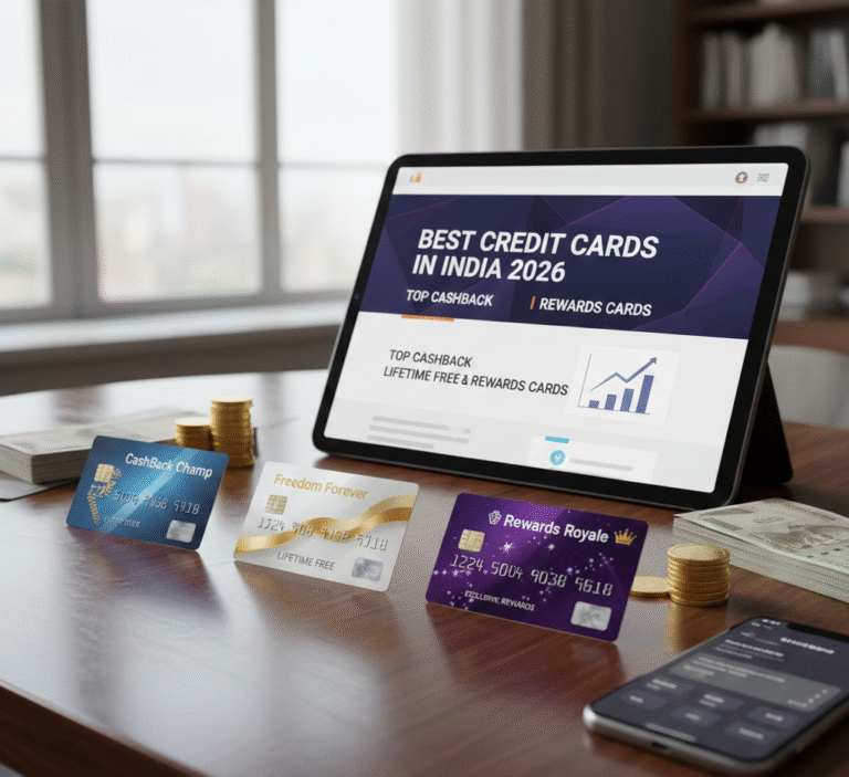 Best Credit Cards in India 2026 | Top Cashback, Lifetime Free & Rewards Cards