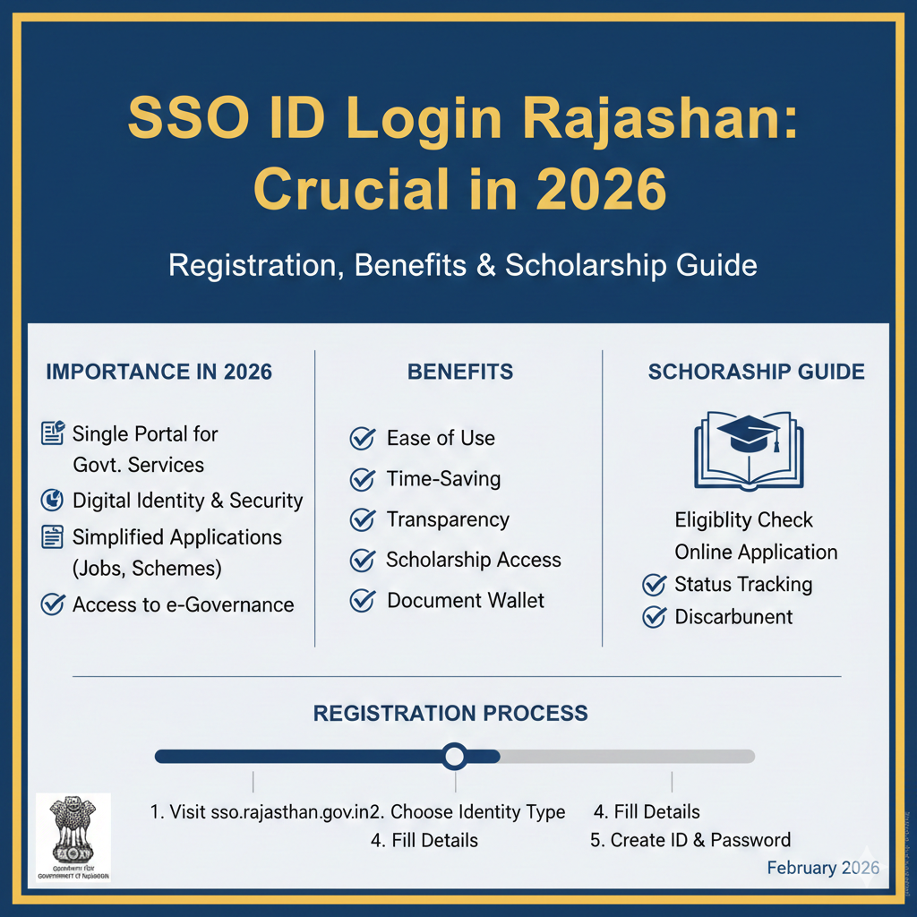 Raj SSO ID Login portal sso rajasthan gov in